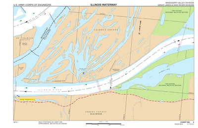 Mississippi River-Pool 9 Fishing Map