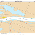 US Army Corps of Engineers Chart 6 - Illinois River Miles 14.2 - 17.1 digital map