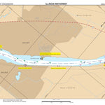 US Army Corps of Engineers Chart 95 - Illinois River Miles 282.0 - 284.9 digital map