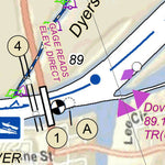 US Army Corps of Engineers Cumberland River Chart 13 - Dover, TN; Fort Donelson & Dover Island digital map
