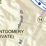 US Army Corps of Engineers Cumberland River Chart 18 - Clarksville, TN; Red River; Geisers Bluff digital map