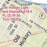 US Army Corps of Engineers Cumberland River Chart 29 - Old Hickory, TN (Lock & Dam); Dam 3 (Inundated); Shutes Branch digital map