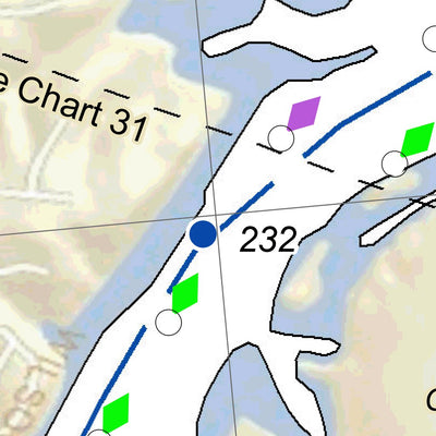 US Army Corps of Engineers Cumberland River Chart 30 - Shutes Branch; Nokes Branch; Lindsley Bend digital map