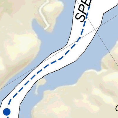 US Army Corps of Engineers Cumberland River Chart 31 - Spencer Creek; Station Camp Creek; Dam 4 (inundated) digital map