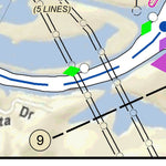 US Army Corps of Engineers Cumberland River Chart 32 - Gallatin Steam Plant; Bledsoe Creek digital map