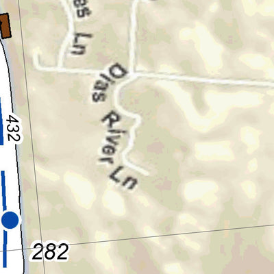 US Army Corps of Engineers Cumberland River Chart 35 - Hartsville Island; Goose Creek Bar; Big Goose Creek; Dam 6 (inundated) digital map