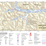US Army Corps of Engineers Cumberland River Chart 40 - Indian Creek; Granville, TN; Martins Creek; Funds Branch digital map