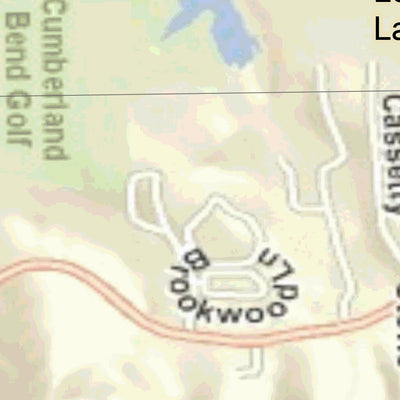 US Army Corps of Engineers Cumberland River Chart 43 - Trace Crk; Cub Crk; Simpson Isl; Jennings Crk; Doe Crk; Gainesboro, TN digital map