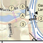 US Army Corps of Engineers Cumberland River Chart 43 - Trace Crk; Cub Crk; Simpson Isl; Jennings Crk; Doe Crk; Gainesboro, TN digital map