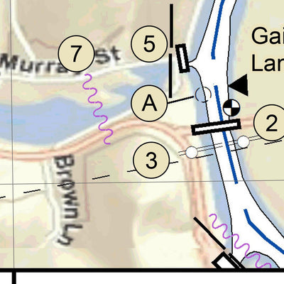 US Army Corps of Engineers Cumberland River Chart 43 - Trace Crk; Cub Crk; Simpson Isl; Jennings Crk; Doe Crk; Gainesboro, TN digital map