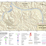 US Army Corps of Engineers Cumberland River Chart 44 - Roaring River; Hurricane Branch; Lock Branch; Pigeon Roost Branch digital map