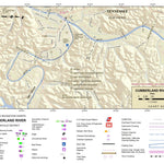 US Army Corps of Engineers Cumberland River Chart 47 - Celina, TN; Obey River; Proctor Creek; Pine Br; Kettle Creek digital map