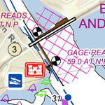 US Army Corps of Engineers Cumberland River Chart 5 - Barkley Lock and Dam, Grand Rivers, KY digital map