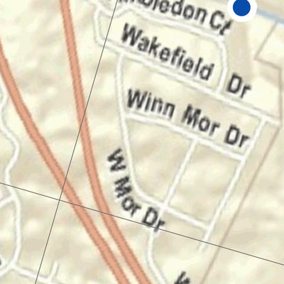 US Army Corps of Engineers Cumberland River Chart 53 - Red River, Bradbury Island digital map