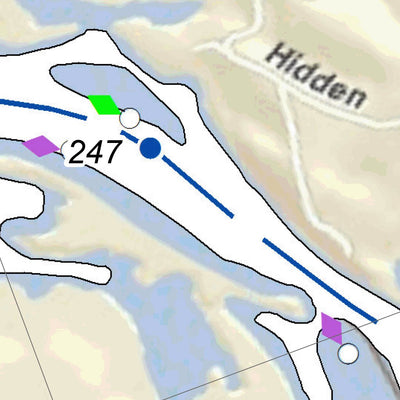 US Army Corps of Engineers Cumberland River Chart 58 - Ashers Creek and Bledsoe Creek digital map