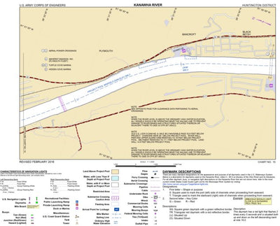 US Army Corps of Engineers Kanawha River Chart 15 (Mile 34.5-36.8) - Winfield Highway Bridge digital map