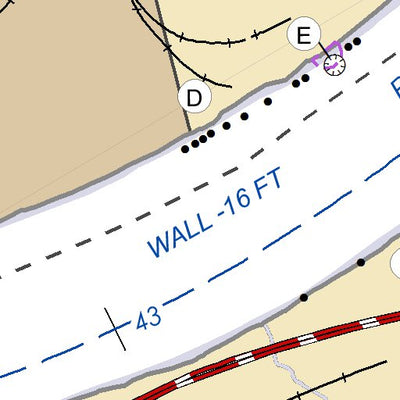 US Army Corps of Engineers Kanawha River Chart 18 (Mile 41.8-44.5) - Nitro digital map