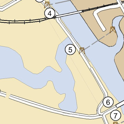 US Army Corps of Engineers Kanawha River Chart 19 (Mile 44.5-46.8) - Coal River digital map