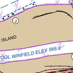 US Army Corps of Engineers Kanawha River Chart 23 (Mile 54.4-56.5) - Blaines Island digital map