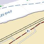 US Army Corps of Engineers Kanawha River Chart 34 (Mile 82.1-84.6) - London Locks digital map