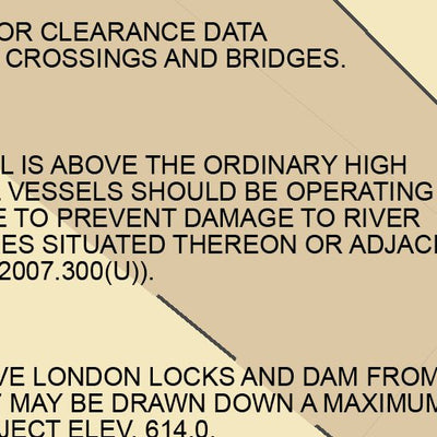 US Army Corps of Engineers Kanawha River Chart 35 (Mile 84.6-87.7) - Wheeler Island digital map