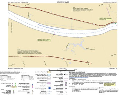 US Army Corps of Engineers Kanawha River Chart 4 (Mile 7.1-9.6) - Eight Mile Creek digital map