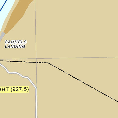 US Army Corps of Engineers Lower Mississippi Chart 3 - River Mile 933.0 to 922.6 digital map