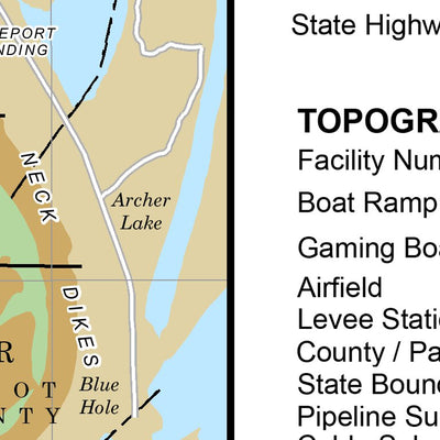 US Army Corps of Engineers Lower Mississippi Chart 40 - River Mile 550.1 to 538.5 digital map