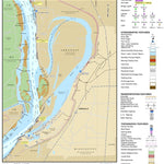 US Army Corps of Engineers Lower Mississippi Chart 41 - River Mile 545.5 to 535.7 digital map