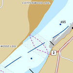 US Army Corps of Engineers Lower Mississippi Chart 46 - River Mile 500.7 to 488.3 digital map