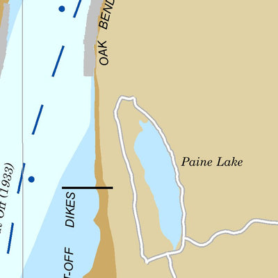 US Army Corps of Engineers Lower Mississippi Chart 54 - River Mile 429.4 to 417.6 digital map