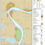 US Army Corps of Engineers Lower Mississippi Chart 55 - River Mile 420.1 406.7 digital map