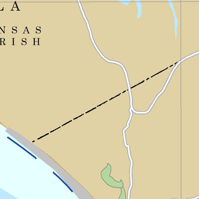 US Army Corps of Engineers Lower Mississippi Chart 55 - River Mile 420.1 406.7 digital map