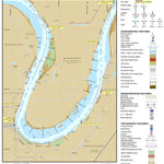 US Army Corps of Engineers Lower Mississippi Chart 6 - River Mile 909.8 to 900.4 digital map