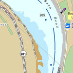 US Army Corps of Engineers Lower Mississippi Chart 71 - River Mile 270.8 to 259.6 digital map