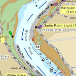 US Army Corps of Engineers Lower Mississippi Chart 80 - River Mile 148.0 to 137.1 digital map