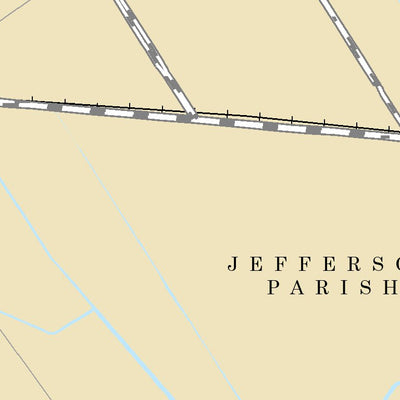 US Army Corps of Engineers Lower Mississippi Chart 85 - River Mile GIWW 0 to 6 Algiers Canal 0 to 8 digital map