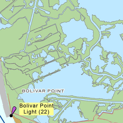 US Army Corps of Engineers Lower Mississippi Chart 92 - River Mile 25.5 to 13.9 digital map