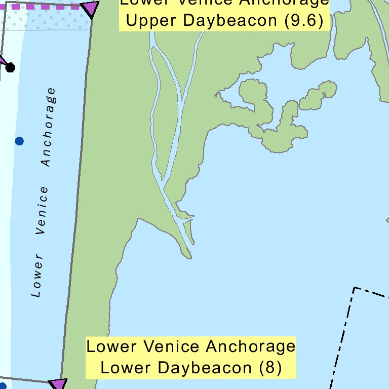 Lower Mississippi Chart 93 - River Mile 13.9 to 4.1 Map by US Army ...