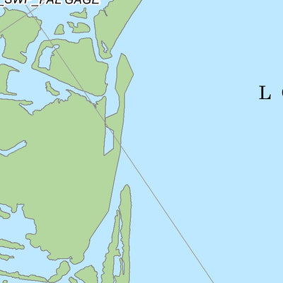 US Army Corps of Engineers Lower Mississippi Chart 98 - South West Pass River Mile 5.3 to 13.2 digital map