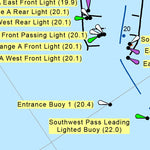 US Army Corps of Engineers Lower Mississippi Chart 99 - South West Pass River mile 13.2 to 20.0 digital map