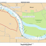 US Army Corps of Engineers Lower Missouri, River Mile 213.1 to 220.6 digital map