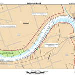 US Army Corps of Engineers Lower Missouri, River Mile 224.7 to 233.5 digital map
