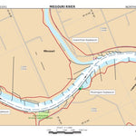 US Army Corps of Engineers Lower Missouri, River Mile 248.4 to 253.9 digital map