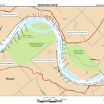 US Army Corps of Engineers Lower Missouri, River Mile 276.9 to 283.9 digital map