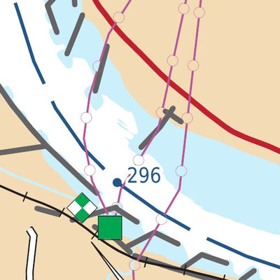US Army Corps of Engineers Lower Missouri, River Mile 294.4 to 300.2 digital map