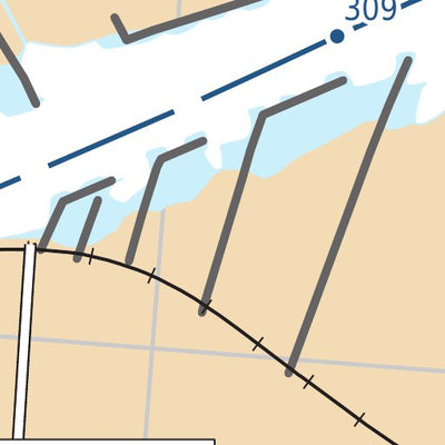 US Army Corps of Engineers Lower Missouri, River Mile 305.6 to 310.4 digital map