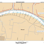 US Army Corps of Engineers Lower Missouri, River Mile 310.5 to 315.6 digital map