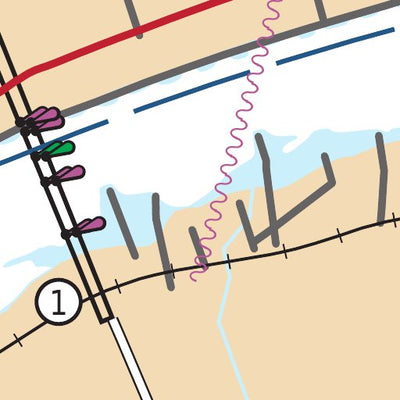 US Army Corps of Engineers Lower Missouri, River Mile 310.5 to 315.6 digital map
