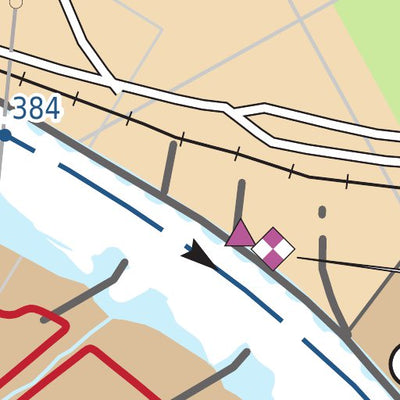 US Army Corps of Engineers Lower Missouri, River Mile 379.3 to 384.7 digital map
